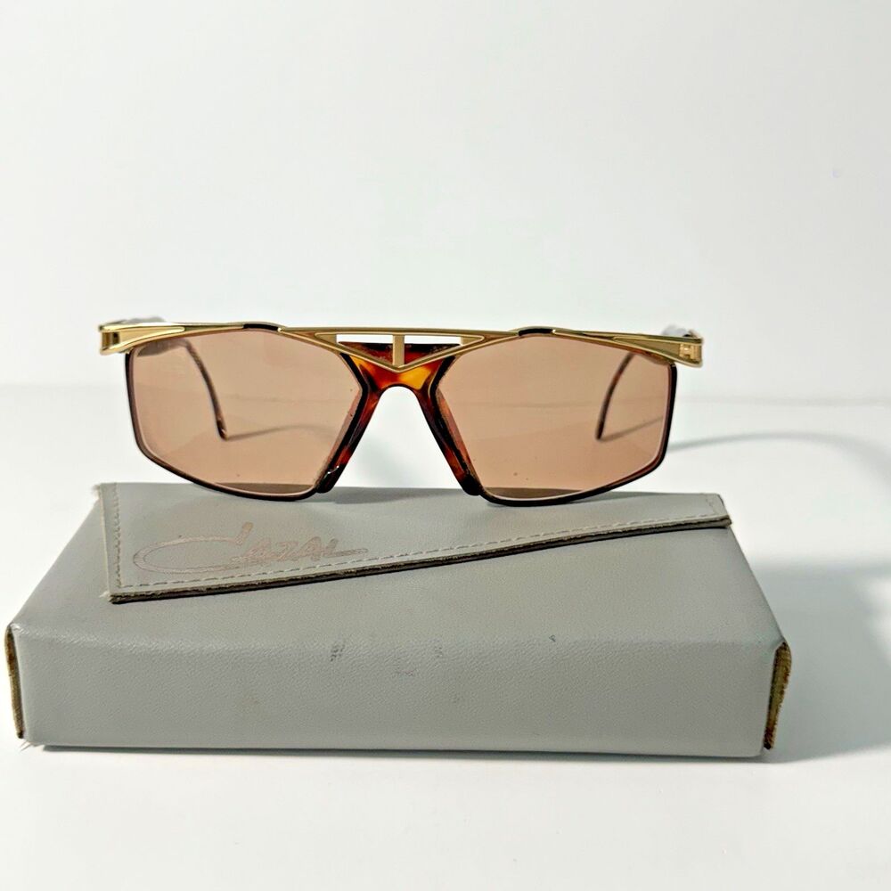 Cazal MOD 962 Sunglass Frames‎ Gold Tortoiseshell Vintage w Case